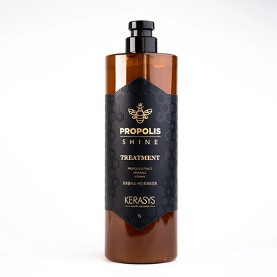Кондиционер маска для поврежденных волос с прополисом Kerasys Propolis Shine 1000 мл