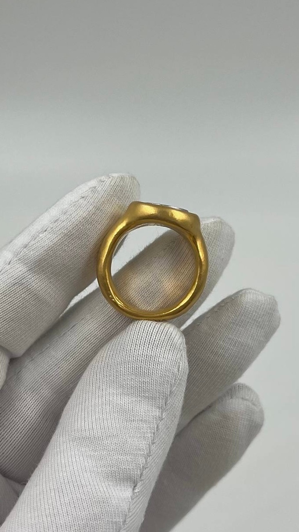 Кольцо биколор в античном стиле