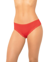 Оригинальные трусики-слипы с атласным бантом сзади (Размер: M) (Цвет: черный)