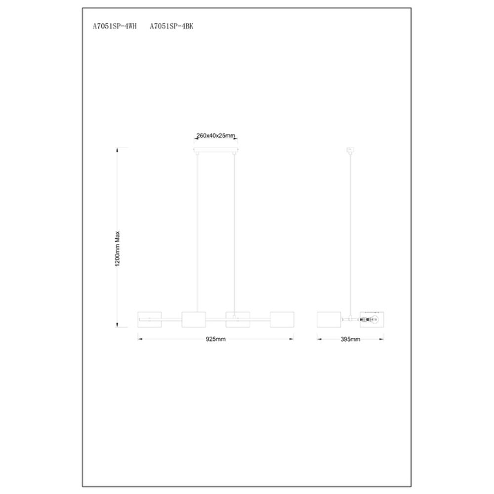 Люстра на штанге Arte Lamp