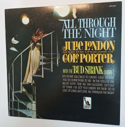 Винтажная виниловая пластинка Julie London With The Bud Shank Quintet All Through The Night (Japan 1985)