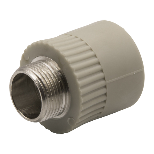 Муфта комб. нар 32х3/4'' EVER® plast  СЕРЫЙ (Россия)