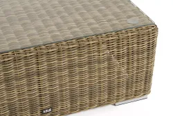 "Капри" журнальный столик плетеный, цвет соломенный