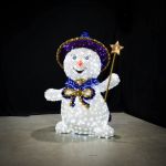 Светодиодный снеговик "Волшебник"