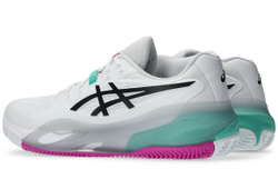 Мужские кроссовки теннисные Asics Gel-Resolution X Clay - white/aurora green