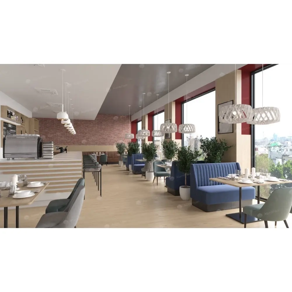 ПВХ плитка Alpine Floor Easy Line Дуб Ваниль ЕСО 3-4