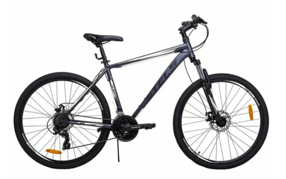 Велосипед 27.5" Stels Navigator-700 MD р.19" серый/черный
