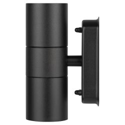 Светильник декоративный настенный ЭРА WL28 BK под лампу MR16 GU10 IP54 черный для интерьера и фасадов зданий