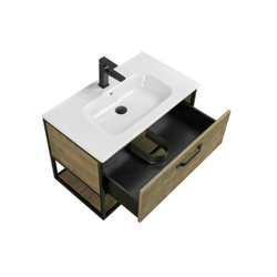 Тумба под раковину Акватон Лофт Фабрик 80, дуб кантри