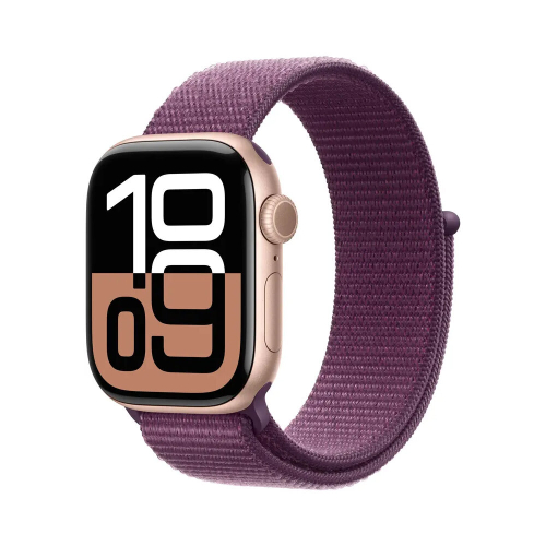 Часы Apple Watch S10 46mm Rose Gold Aluminium Case/Plum SL MWWV3LW/A A2999 195949561016