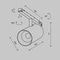 Трековый светильник Maytoni Technical EXILITY X Focus Led TR243-12W4K-B