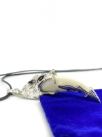 Амулет подвеска оберег Волчий Клык Зуб Волка талисман на шею