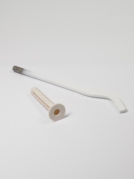 А6.9.22ф Кронштейн для радиатора штыревой 9*220 мм плоский с дюбелем