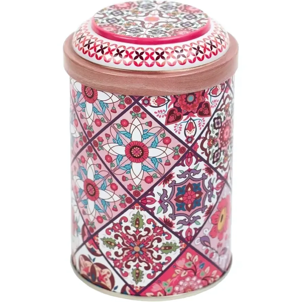 Банка жестяная Времена года (роз) Ц120h152v170-01968