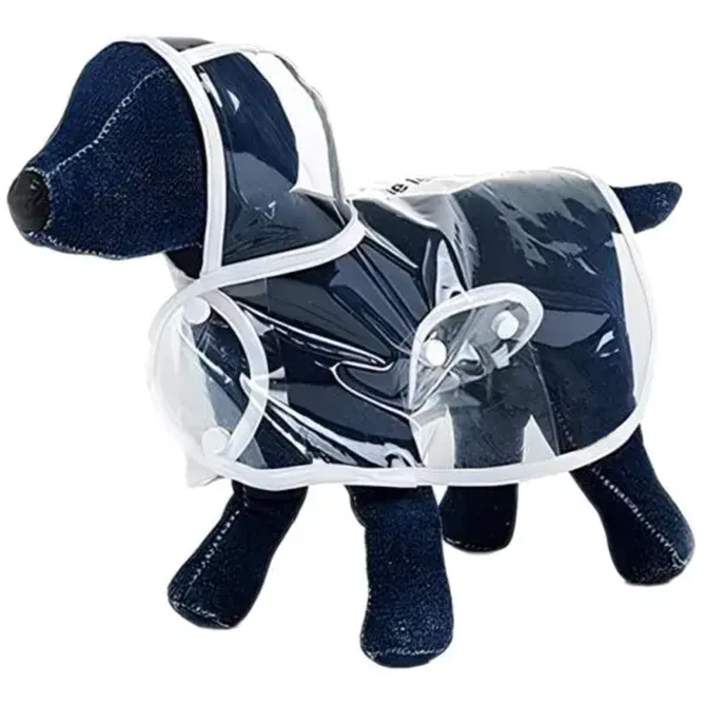 Дождевик для мелких пород собак «KOMFORT», прозрачный, р M