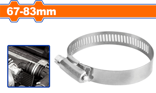 Червячный хомут 67х83 мм 10 шт (60/600) WADFOW WHU2911