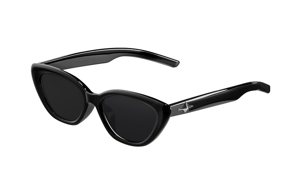 ENFANTIN Cat Eye Sunglasses Unisex Black Frame