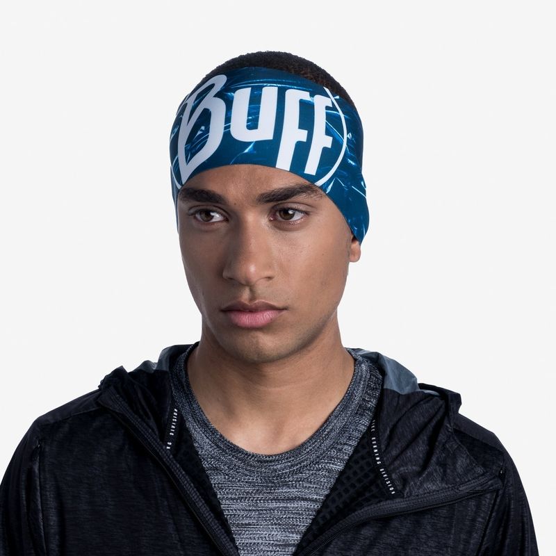 Теплая спортивная повязка на голову Buff Headband Tech Fleece Xcross Фото 2