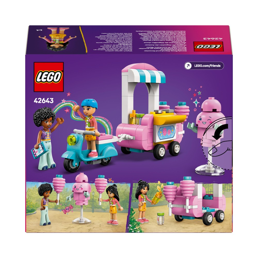 LEGO Friends - Киоск с сахарной ватой и скутер 42643