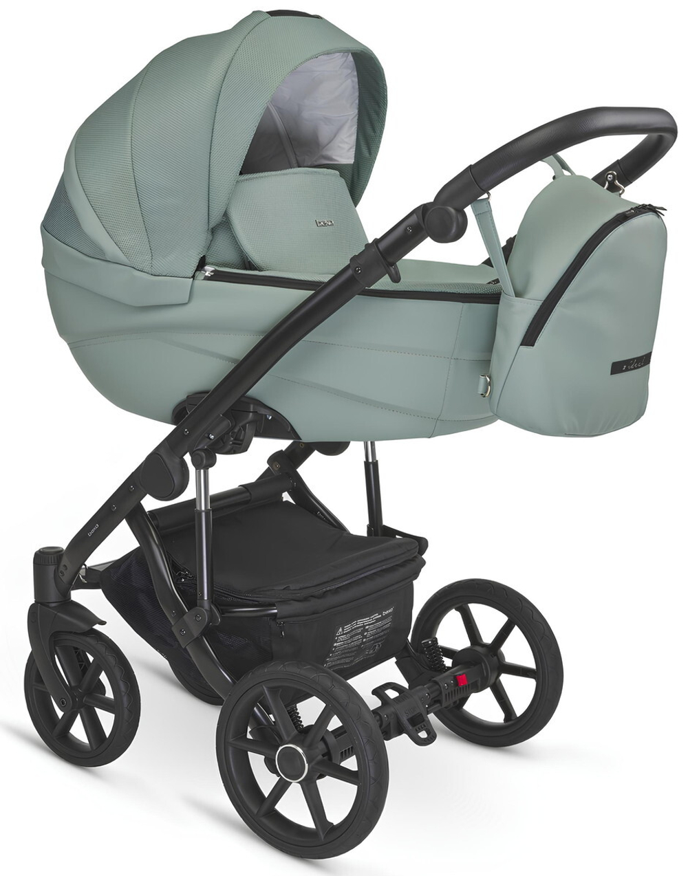 Детская коляска Bexa Ideal 2 в 1 ID 18 оливковый+оливковая кожа