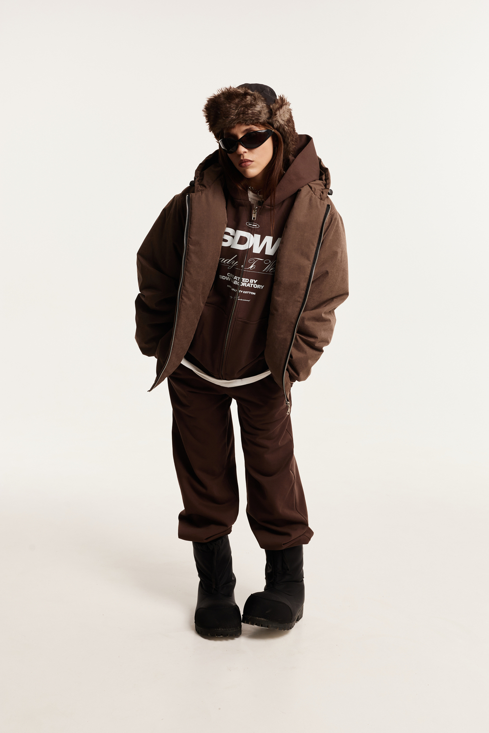 Jacket Peach Brown
