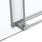 Душевой уголок Como Soft VSR-1CS8011CL, 1100*800, хром, стекло прозрачное