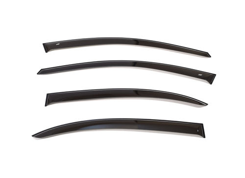 Дефлекторы боковых окон Cobra Tuning на Kia Rio 2 седан 2005-2011/Pride седан 2005-2009 арт.K11005