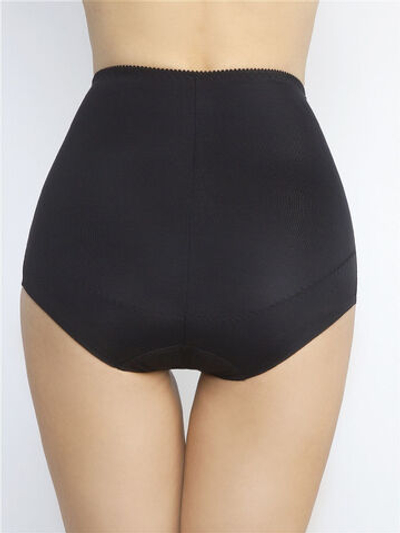 Трусы-макси с легким моделирующим эффектом (Размер: 46) (Цвет: черный с бежевым)