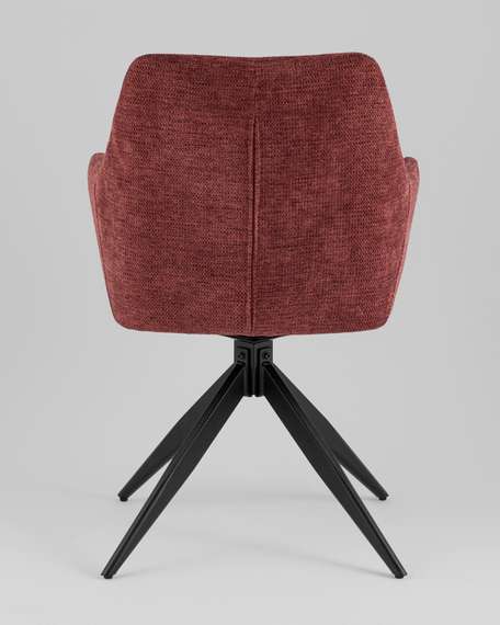 Крутящийся стул Kenton винно-красный