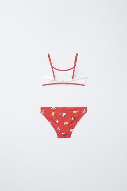 ZARA БИКИНИ HELLO KITTY AND FRIENDS © SANRIO, КРАСНЫЙ