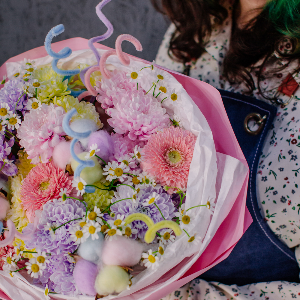 105. Нежный дофаминовый букет