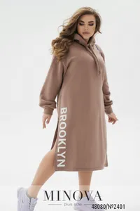 Платье 2401-бежевый Minova