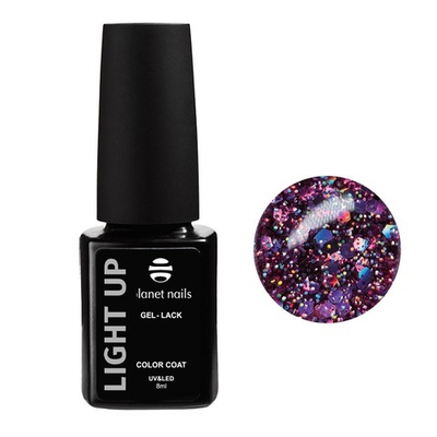 Planet Nails Гель-лак "Light Up" - 387, 8мл