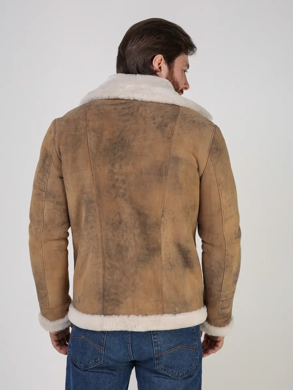 Дубленка зимняя натуральная куртка косуха