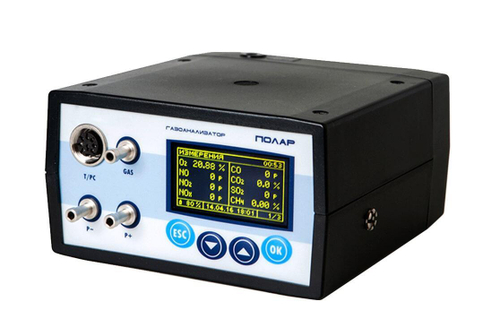 ПОЛАР газоанализатор для дымовых отходящих газов многокомпонентный переносной