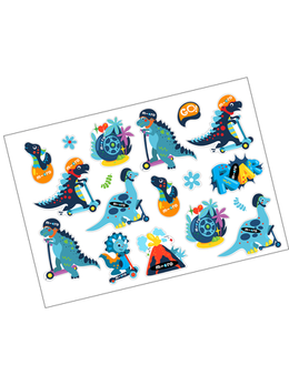 Стикерпак m-cro Скутерзавры, 210/300 мм