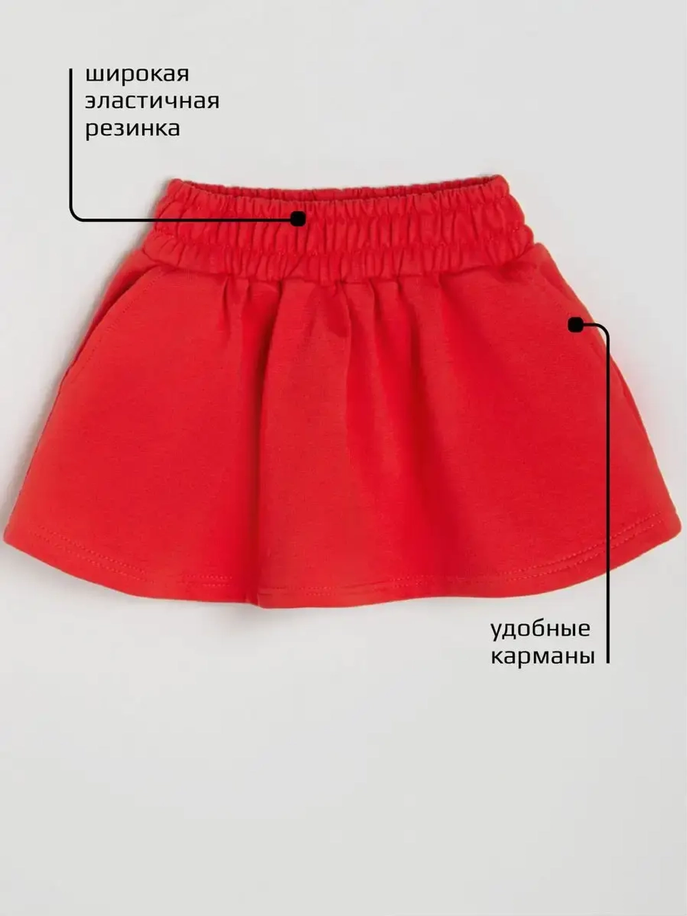 Костюм трикотажный летний юбка и топ в рубчик