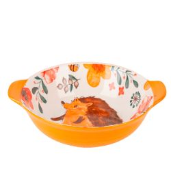 Емкость для запекания "Kawaii Forest.Hedgehog" 18,5*16*5,5см. v=550мл. (фарфор) (min12) (транспортна