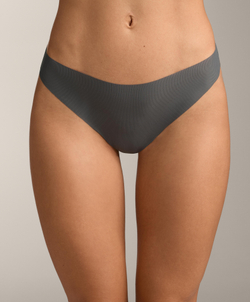 OYSHO Набор из пяти трусиков-стрингов из полиамидной смеси, антрацитовый меланж