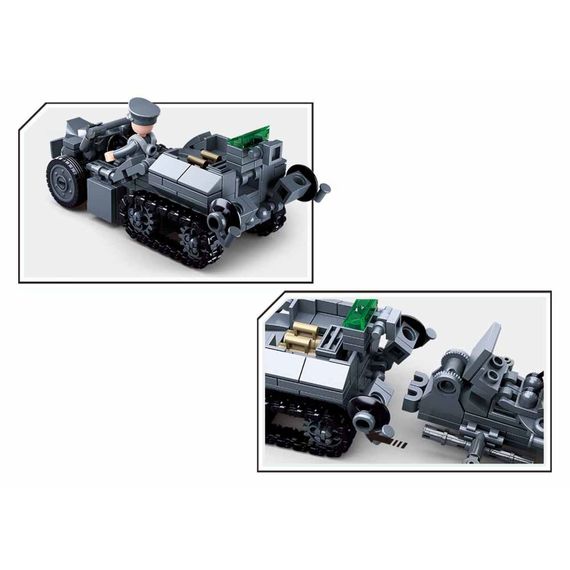 Konstruktor \ Конструктор WWII Geman Giftbox 4-into-1