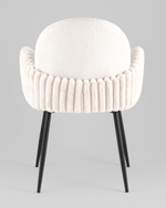 Стул обеденный Wave Stripes букле светло-серый