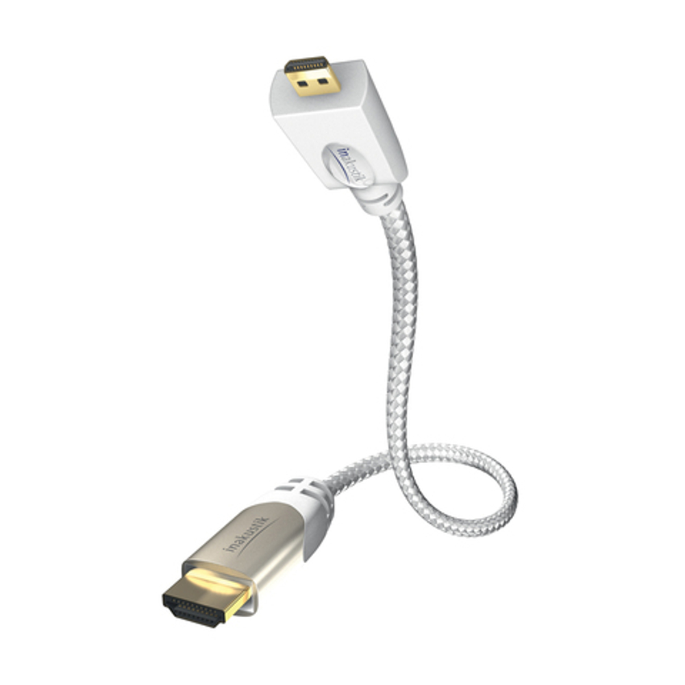 Кабель HDMI 4K in-akustik Premium HDMI Micro (00423307), 0.75 метра