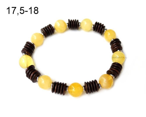 браслет из янтаря мужской
