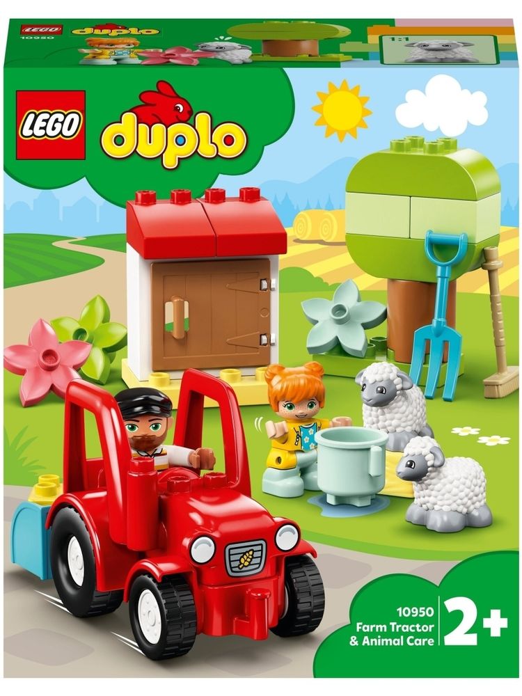 Конструктор LEGO DUPLO Town 10950 Фермерский трактор и животные