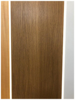 МДФ панель в шпоне Дуба с диагональным направлением