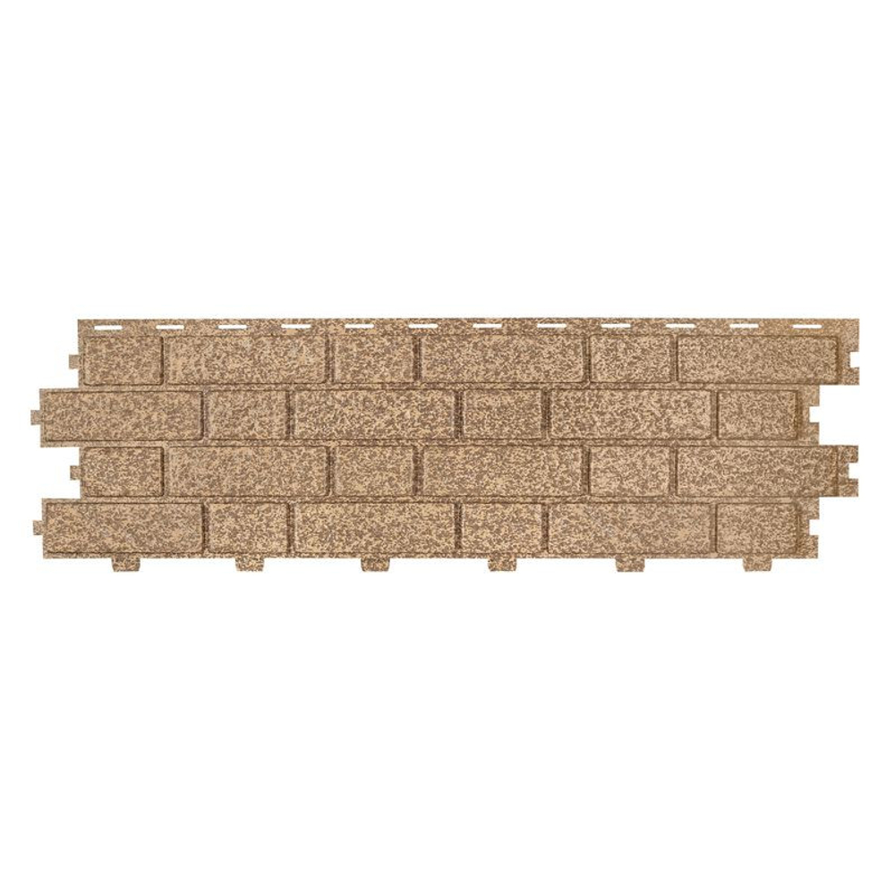 Сайдинг Tecos Brickwork Кэмел 1140х350 мм