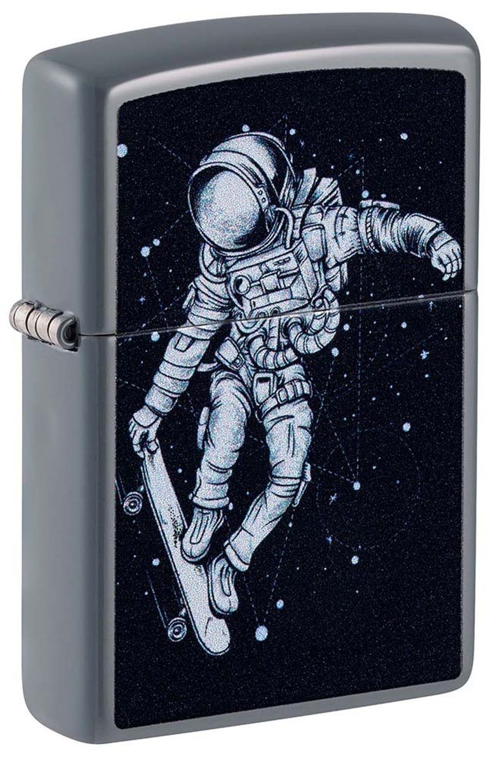 Зажигалка Zippo Skateboarding Astronaut с покрытием Flat Grey (48644) 2