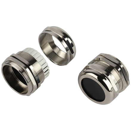 Кабельный ввод сальник ЭРА NO-224-264 латунный PGM 48 (d отв.60 мм / d провод.37-44 мм) IP68 (упаковка 2 штуки)