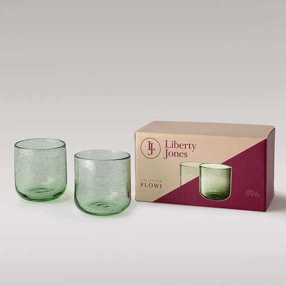 Набор стаканов flowi, 310 мл, зеленые, 2 шт.