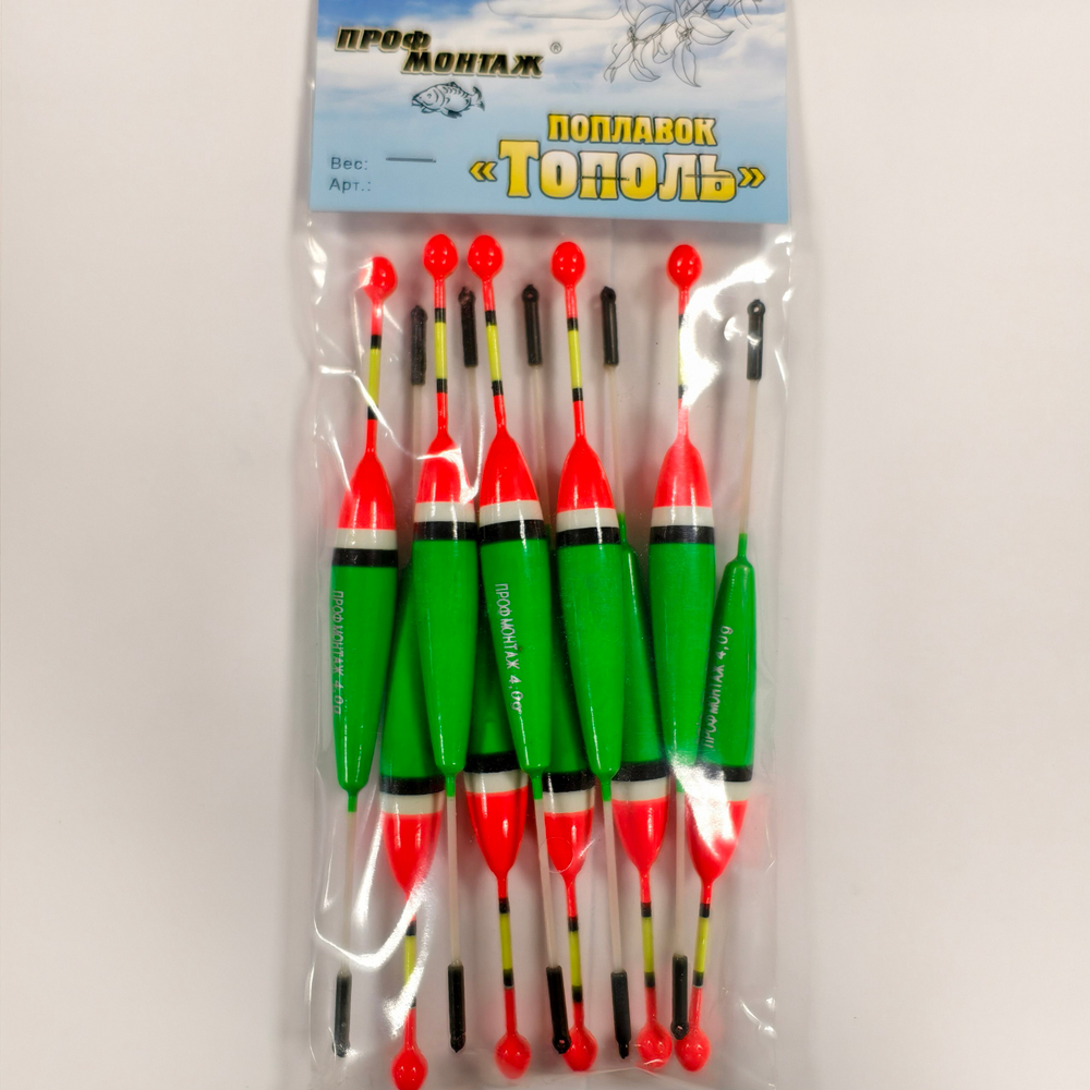 Набор поплавков ТОПОЛЬ 4g №321